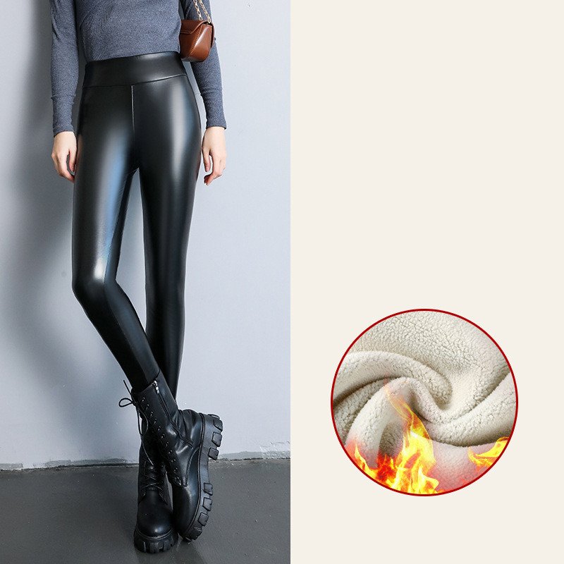 Cashmere Leather Trousers For Women To Wear - Image 6