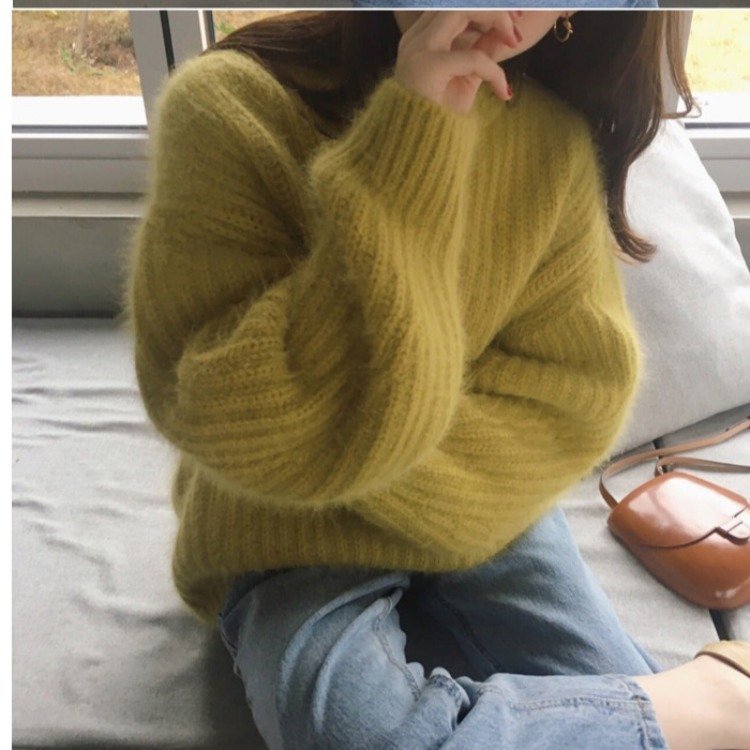 Lazy style loose-wear outer pullover women - Image 2