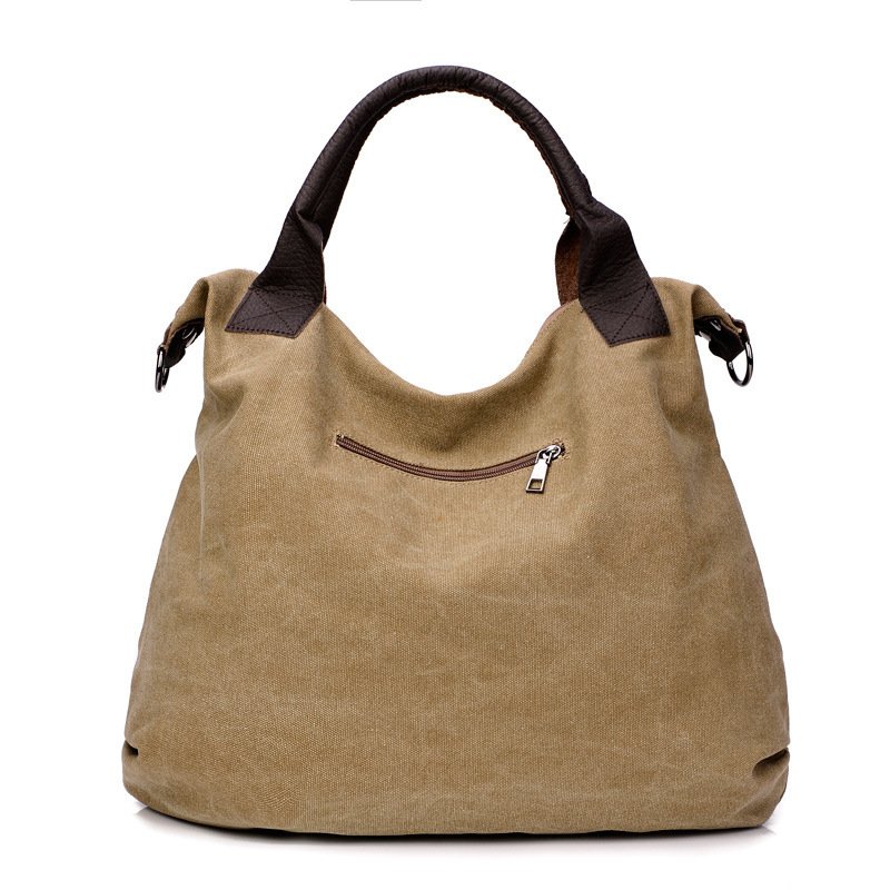 Women Minimalist Retro Shoulder Crossbody Vintage Canvas Bag - Image 6