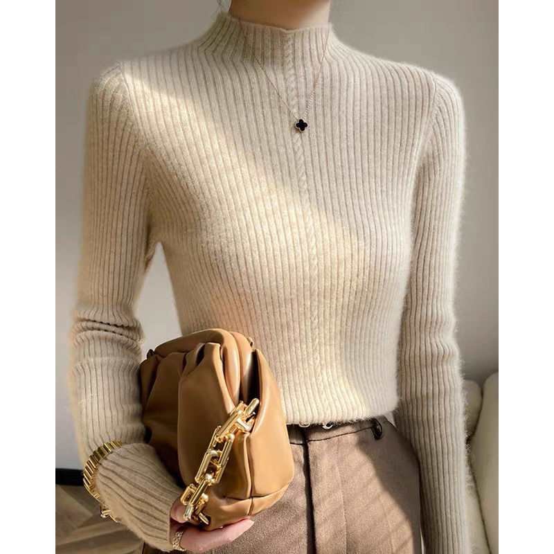 Knitted Slim Fit Inner Wear Bottoming Women - Image 4
