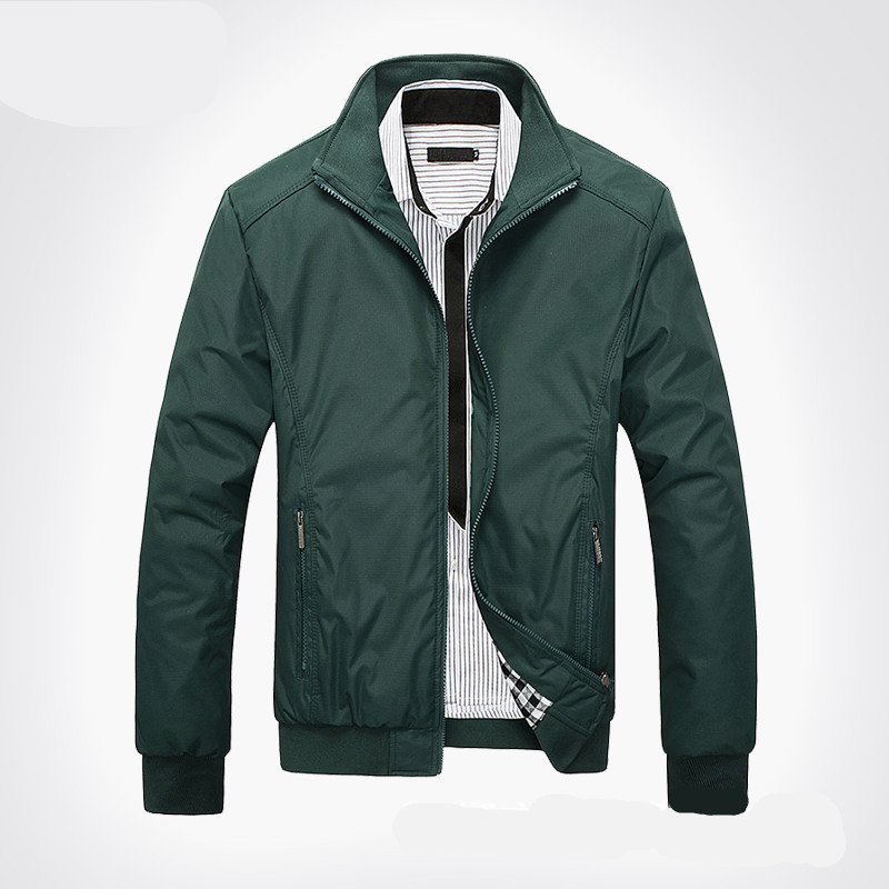 Men Overcoat Bomber Jackets - Image 3