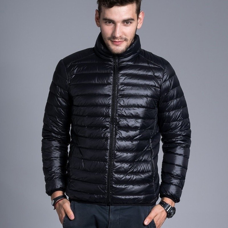 Winter Jacket for Men Duck Down Coat Outerwear Parka - Image 4