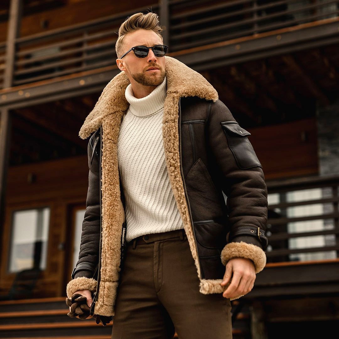 Winter Jacket Mens Military Fleece Warm Jacket - Image 3