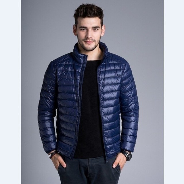 Winter Jacket for Men Duck Down Coat Outerwear Parka - Image 2