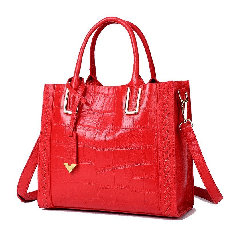 Pattern Woven Handbag Women