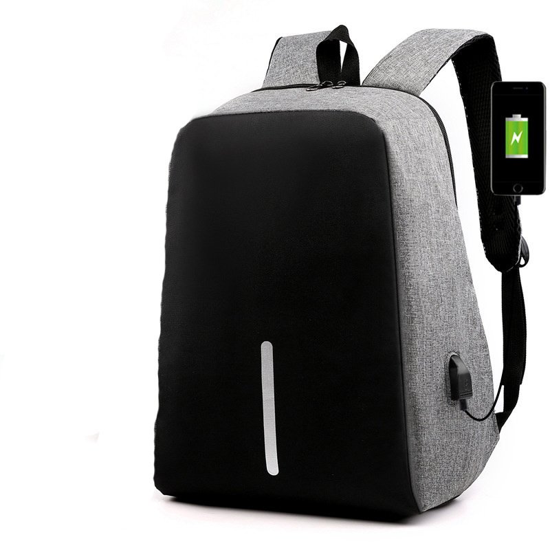 business men multi-function USB backpack