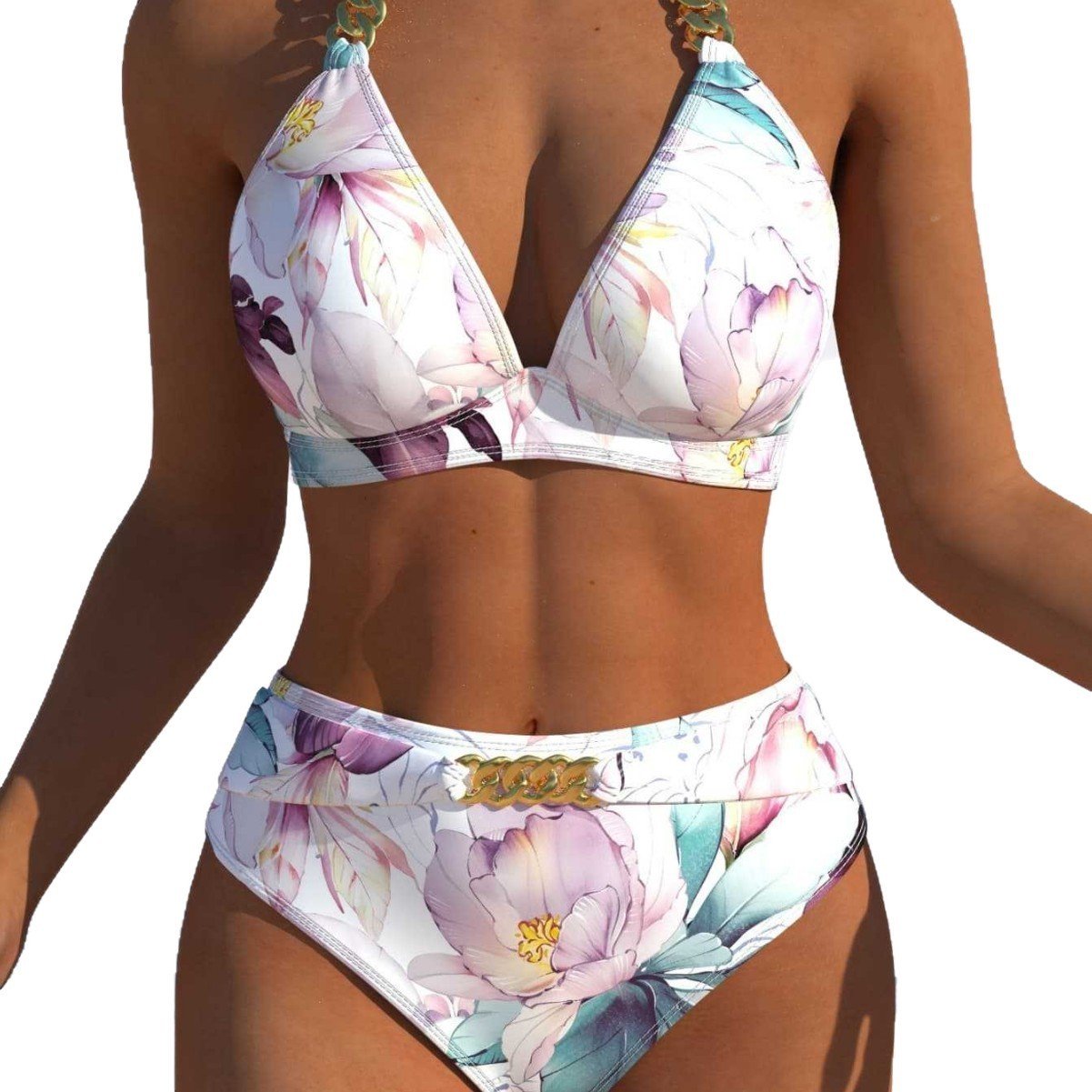 European And American Two-piece Swimsuits Beach Swimwear Womens Bikini Sets - Image 6