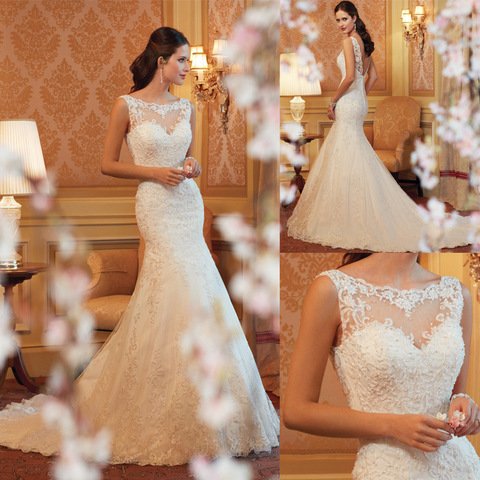 Fishtail Wedding Dress - Image 4