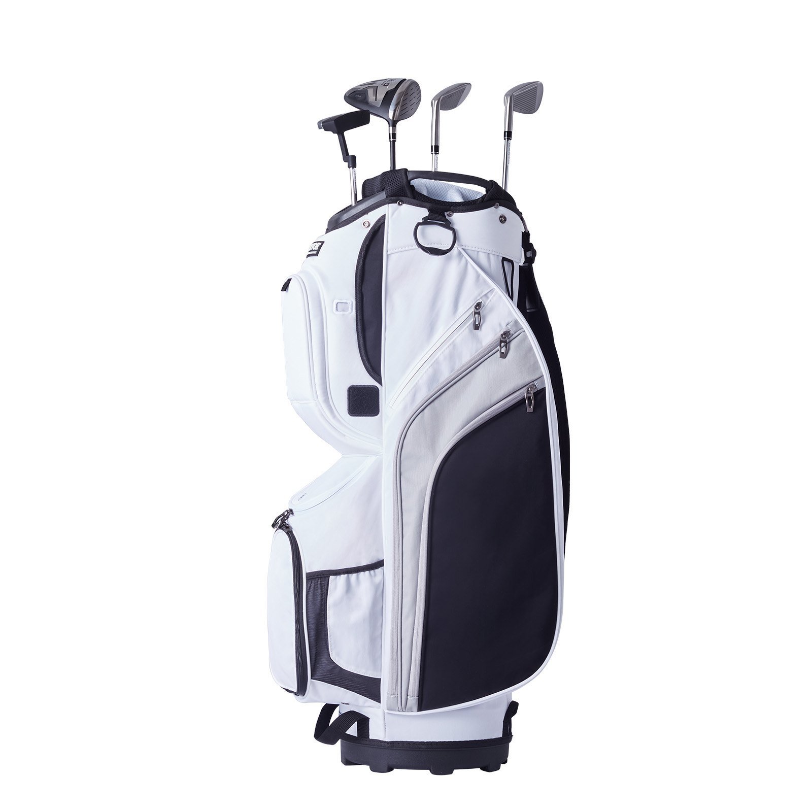Golf Cart Bag With 14 Way Organizer Divider Top, 36” 13 Pockets Premium Nylon Cart Bag