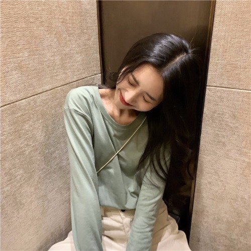 Bottoming Shirt Long Sleeve T-shirt Women''s Wear Clothes Early - Image 9