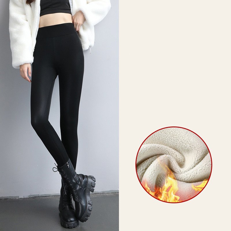 Cashmere Leather Trousers For Women To Wear - Image 3