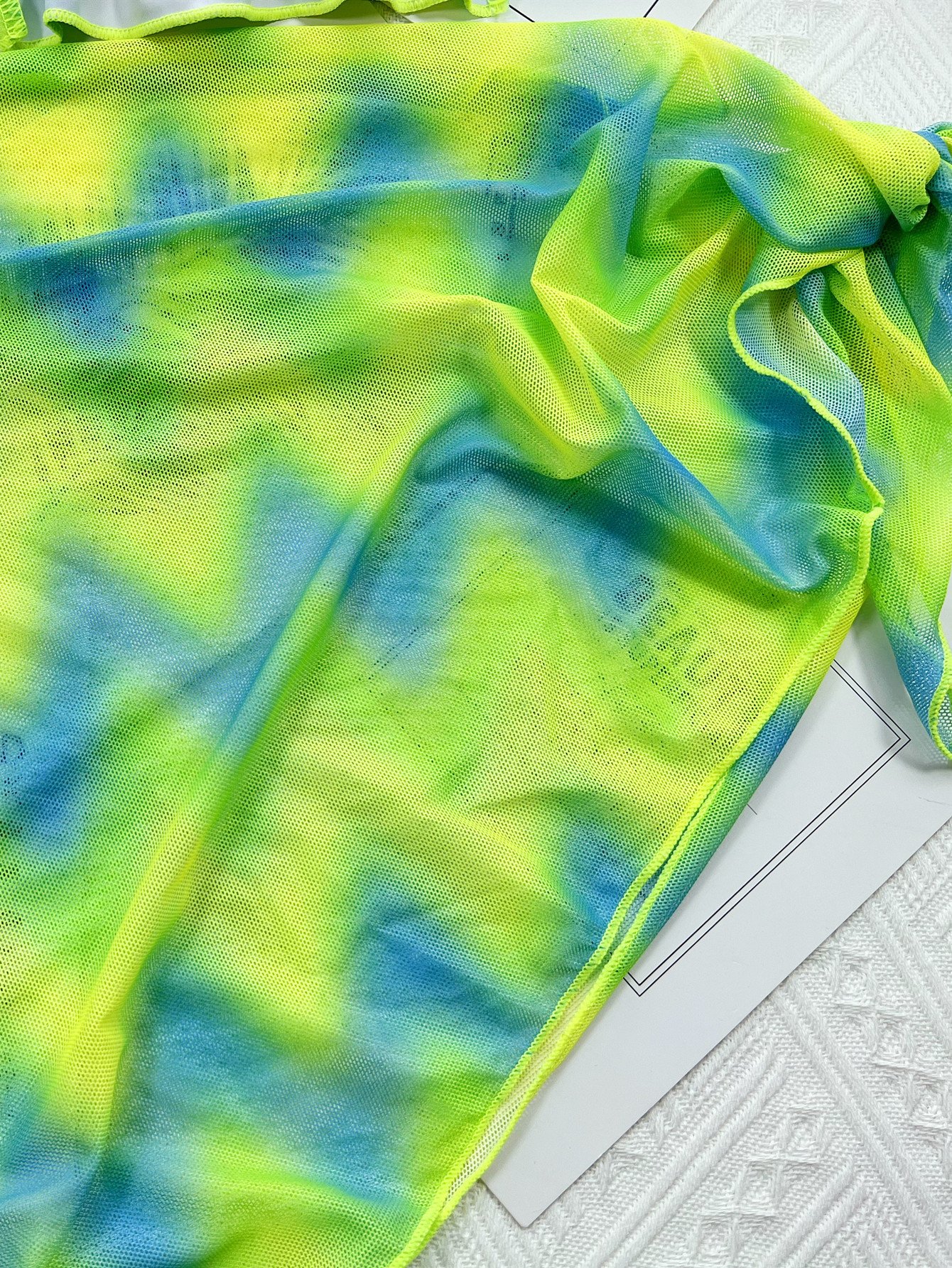 Tie Dyed Outer Single Bikini - Image 3