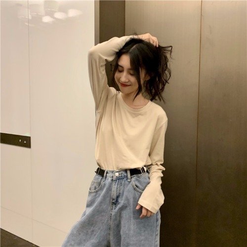Bottoming Shirt Long Sleeve T-shirt Women''s Wear Clothes Early - Image 4