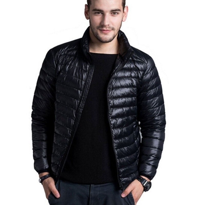 Winter Jacket for Men Duck Down Coat Outerwear Parka - Image 3