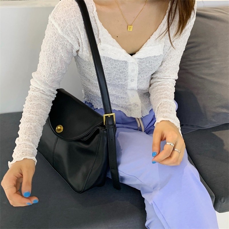 Leather Women Female Shoulder Bag - Image 4