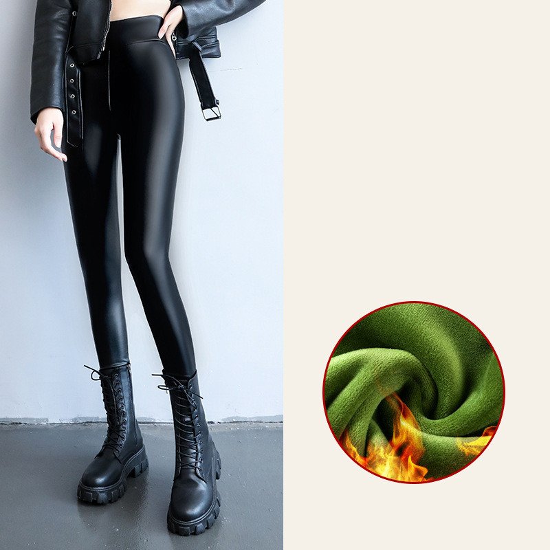 Cashmere Leather Trousers For Women To Wear - Image 5
