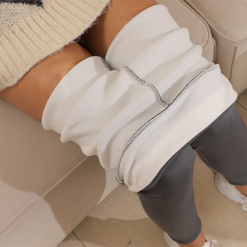 Cashmere Winter Wear High Waist Leggings For Women - Image 6