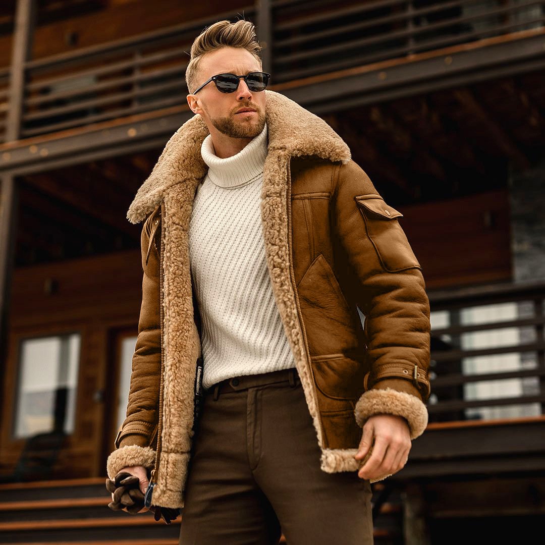 Winter Jacket Mens Military Fleece Warm Jacket - Image 8
