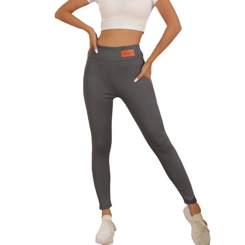 Cashmere Winter Wear High Waist Leggings For Women - Image 9
