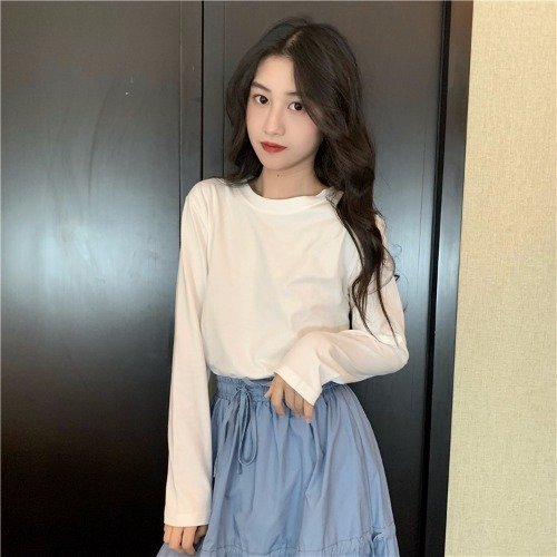 Bottoming Shirt Long Sleeve T-shirt Women''s Wear Clothes Early - Image 6
