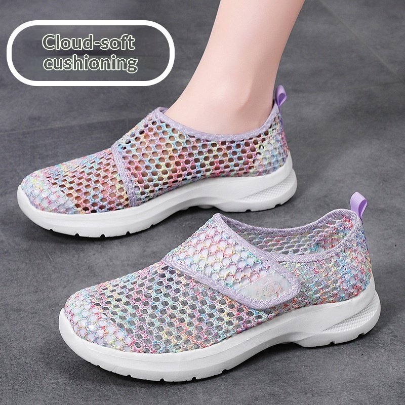 Summer Outdoor Mesh Slip-on Walking Shoes Breathable Casual Footwear - Image 8