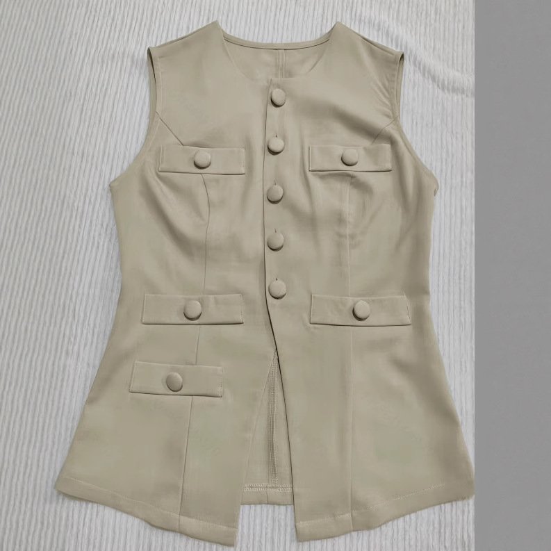 Fashionable Party Womens Sleeveless Tank Top And Pants Suit - Image 5