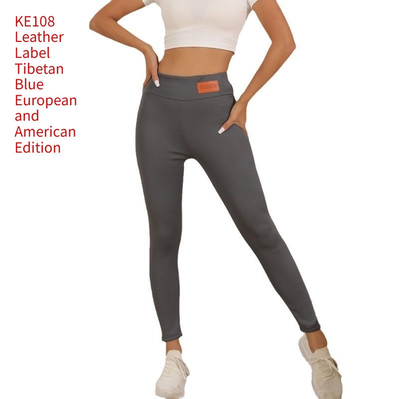 Cashmere Winter Wear High Waist Leggings For Women - Image 2